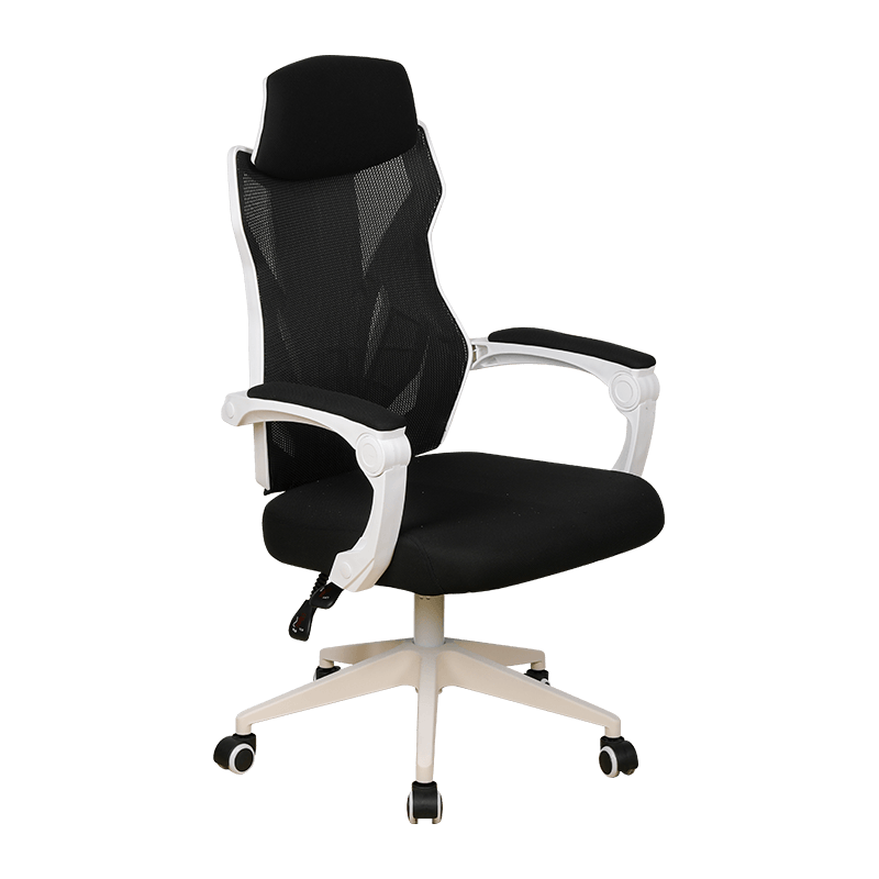 Chaise inclinable de maille de l'accoudoir 3D liée vers le bas pour le jeu avec la frontière blanche